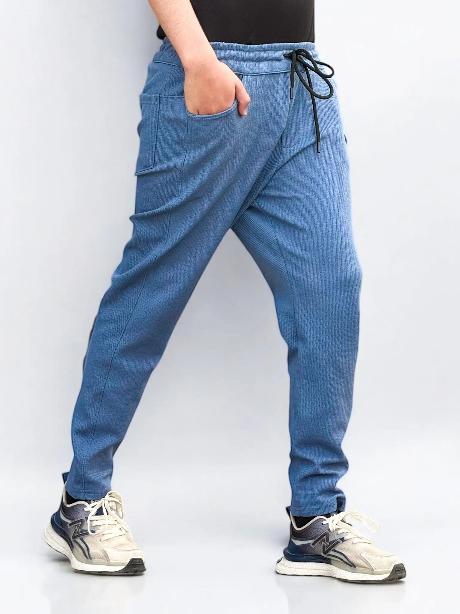 NK Sky Blue Porp Corn Fabric Trouser HUMIS Fashion Store